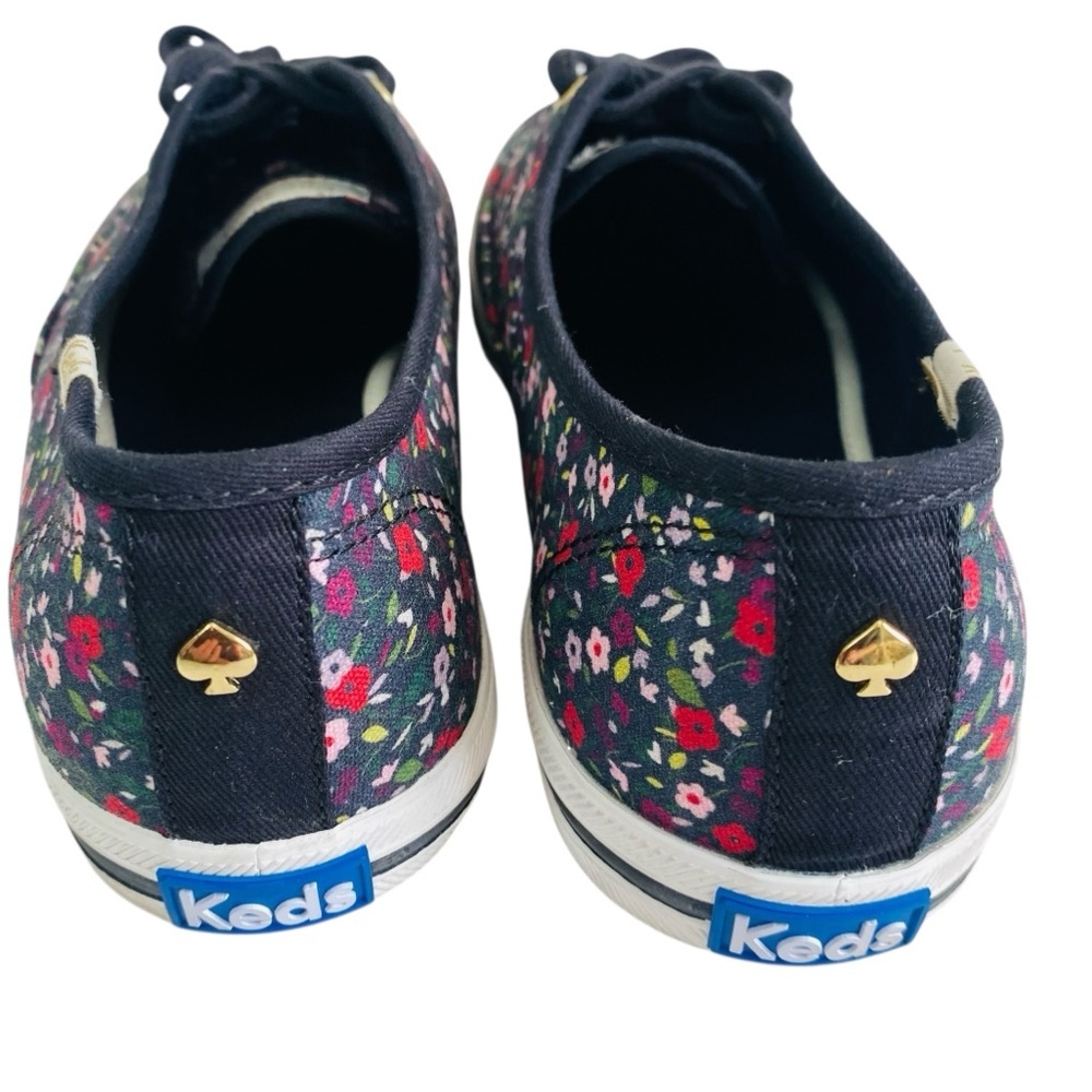Keds x Kate Spade Ditsy Floral Lace Up Sneakers Size 8.5 - Picture 3 of 7